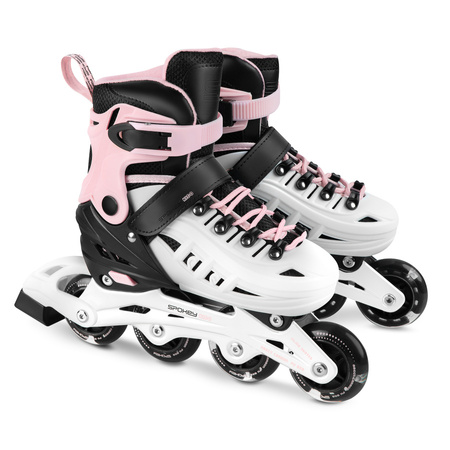 SPOKEY KIDO 4w1 Łyżworolki Łyżwy Rolki Wrotki Kółka LED Regulowane