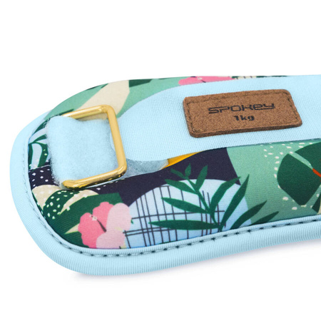 Obciążenia Ciężarki Na Kostki Nadgarstki Do Ćwiczeń Fitness 2x1 kg SPOKEY