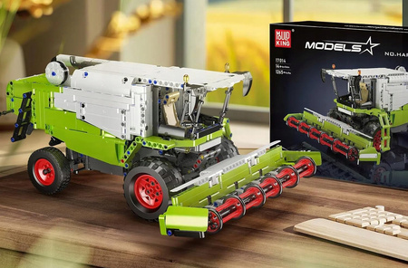 Zestaw Klocków Konstrukcyjnych Maszyna Rolnicza Kombajn 1347 el. MOULD KING