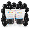 Balony Lateksowe Pastelowe Czarne Na Urodziny Ślub Przyjęcie 5" 200 szt.