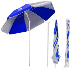 Parasol Plażowy Ogrodowy Składany Filtr UV NILS