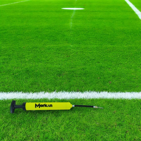 Merkan Kompaktowa Pompka Ręczna Sportowa Do Pompowania Piłek Z Wężykiem i Igłą
