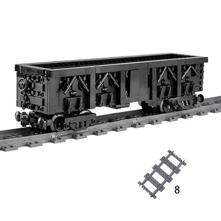 Klocki Konstrukcyjne Doczepiany Wagon 608 Elementów MOULD KING