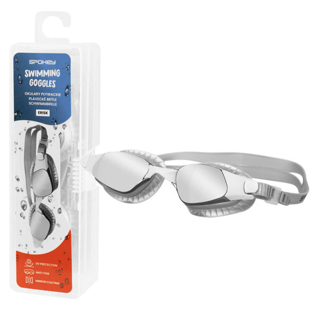 SPOKEY Okulary Pływackie Na Basen Do Pływania ANTI-FOG Dla Dorosłych + Czepek