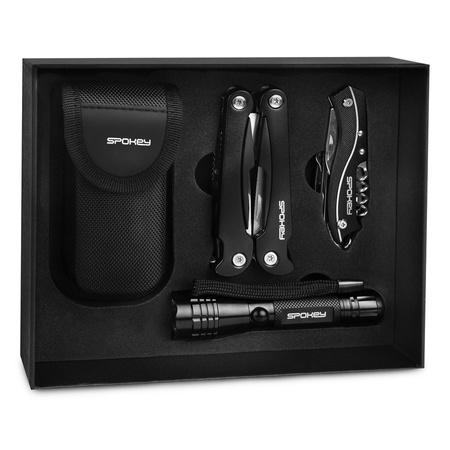 SPOKEY Zestaw Wielofunkcyjny Multitool Scyzoryk + Latarka