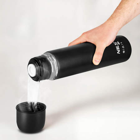 Termos Turystyczny Próżniowy Stalowy Butelka Termiczna Na Kawę 1000 ml NILS