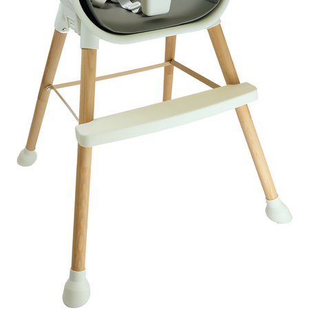 MERKAN Krzesełko Drewniane Fotelik Do Karmienia Z Blatem 3w1 Dla Dziecka