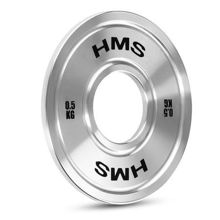 Talerze Obciążenia Olimpijskie Na Gryf Sztangę Chromowana Stal HMS 2x0,5 kg