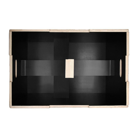 HMS Duża Drewniana Skrzynia Plyometryczna Do Ćwiczeń Fitness Crossfit