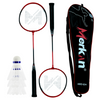 Zestaw Do Gry W Badmintona Rekreacyjnej Rakietki Paletki + Lotki W Pokrowcu