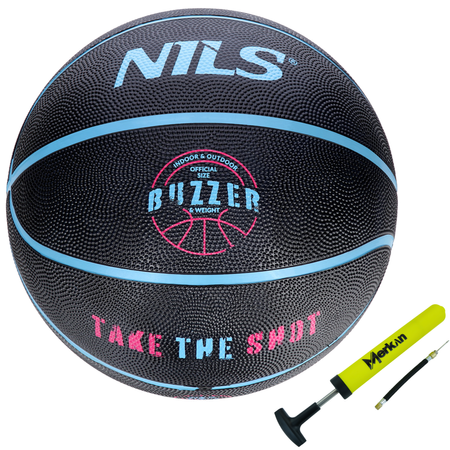 Piłka Do Koszykówki Kosza Rekreacyjna Koszowa Rozmiar 7 + Pompka Do Piłek