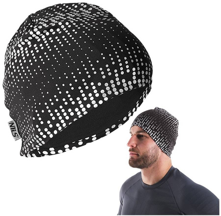 NILS Zestaw Komin + Czapka Odblaskowa Do Biegania