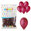 Balony Klasyczne Pastelowe Burgundowe Lateksowe Na Urodziny 12" 100 szt.