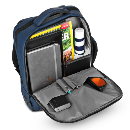 Plecak Miejski Turystyczny Trekkingowy Sportowy Z Miejscem Na Laptopa USB 15 L NILS