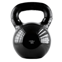 Kettlebell Hantla Żeliwna Pokryta Winylem Do Ćwiczeń Treningu Siłowego 16kg