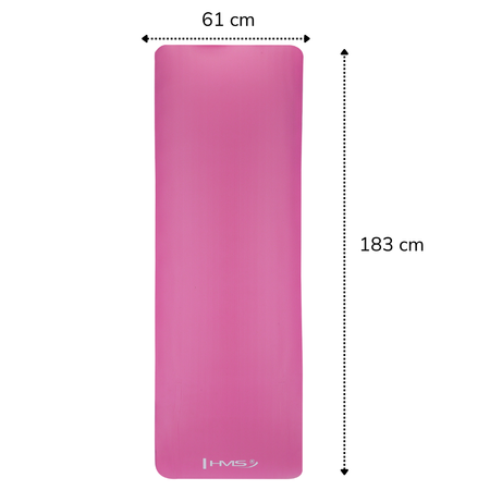 Mata Do Ćwiczeń Fitness Jogi Aerobiku Gimnastyczna Gruba Karimata 1 cm HMS