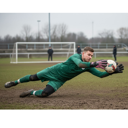 METEOR Rękawice Bramkarskie Piłkarskie Treningowe