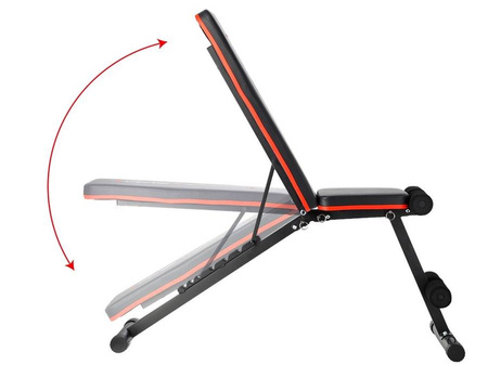 HMS Ławka Treningowa Wielofunkcyjna Pod Sztangę Składana Regulowana