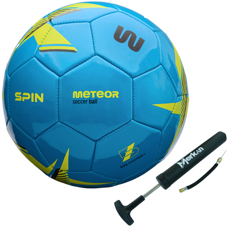 Piłka Nożna Meczowa Treningowa Rekreacyjna Na Trawę Halę Rozmiar 5 + Pompka