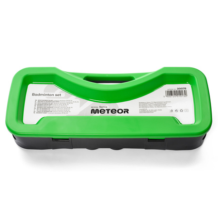 Zestaw Do Gry W Badmintona Rekreacyjnej Siatka + 2 Rakietki + 2 Lotki