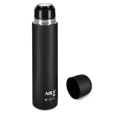 Termos Turystyczny Próżniowy Stalowy Butelka Termiczna Na Kawę 1000 ml NILS