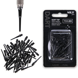 Groty Do Rzutek Lotek Do Elektronicznego Darta NILS Miękkie Zestaw 50 szt.