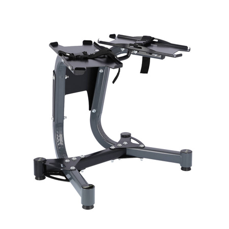 HMS Stalowy Stojak Na Sztangielki Regulowane Do 100 kg