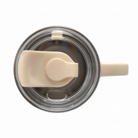 CASNO Kubek Termiczny Turystyczny Próżniowy Stalowy Ze Słomką 450 ml