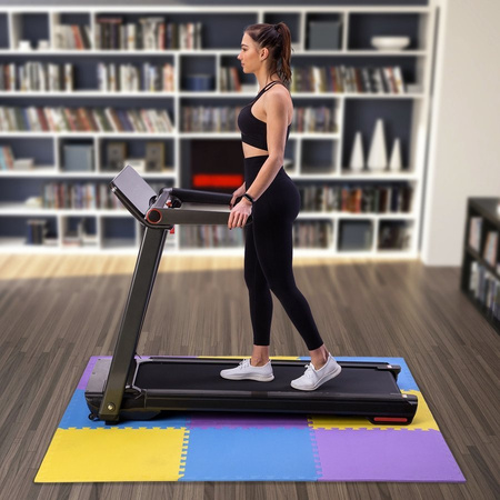 Mata Puzzle Pod Sprzęt Do Ćwiczeń Fitness Ochronna Uniwersalna 60x60cm 9el.