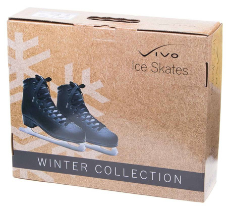 VIVO Łyżwy Figurowe Damskie Klasyczne Sznurowane