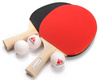 Zestaw 2 Rakiety Do Gry W Tenisa Stołowego Ping Ponga + 3 Piłeczki METEOR