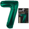 Balon Foliowy Na Urodziny Rocznice Butelkowa Zieleń Duży Cyfra 7 85 cm