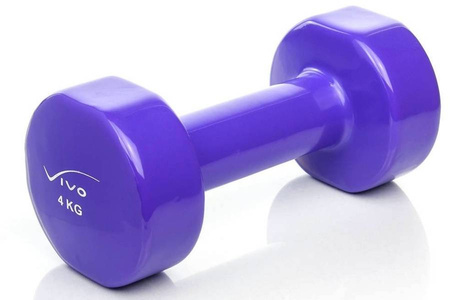 VIVO Zestaw Hantli Hantelek Winylowych 2x4 kg