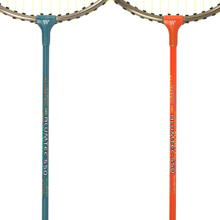 2 Rakiety W Pokrowcu ISODYNAMIC+ 6 Lotek Z Piór Zestaw Do Gry W Badmintona