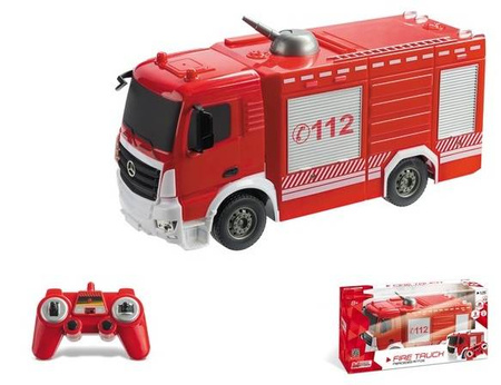 Wóz Strażacki Zdalnie Sterowany Na Pilota Dla Dziecka Na Prezent 1:26