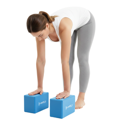 HMS Zestaw 2x Kostka Blok Klocek Do Ćwiczeń Fitness Jogi Rozciągania