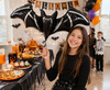 Balony Na Halloween Imprezę Duszek Gwiazda Nietoperz + 4 Rozety Dynie