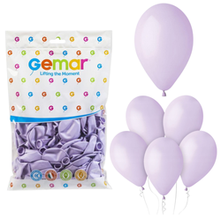 Balony Pastelowe Liliowe Lateksowe Na Urodziny Dla Animatora 10" 200 szt.