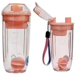 Butelka Sportowa Bidon Na Wodę Shaker Do Odżywek Tritanowy 400 ml MAJESTIC