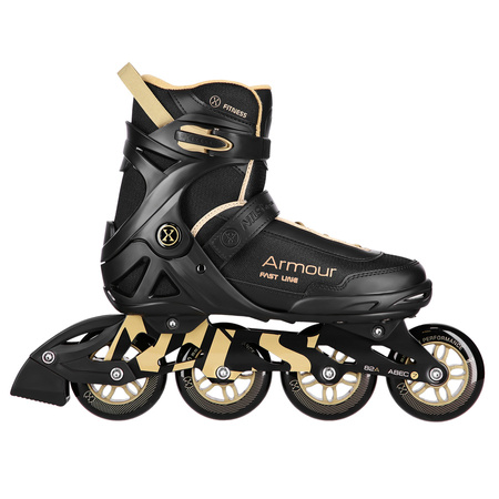 Rolki Rekreacyjne Łyżworolki Kauczukowe Kółka Dla Dorosłych Nils Extreme