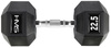 HMS Zestaw Hantli Ciężarków Do Ćwiczeń Treningu HEX PRO 2x22,5 kg
