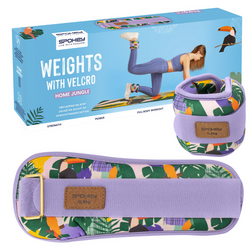 Obciążenia Ciężarki Na Kostki Nadgarstki Do Ćwiczeń Fitness 2x0,5 kg SPOKEY