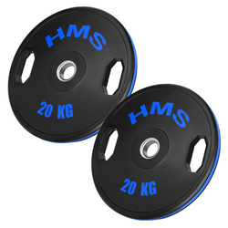 Talerze Obciążenia Olimpijskie Na Gryf Sztangę Gumowany HMS Zestaw 2x20 kg