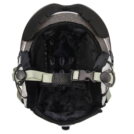 Kask Zimowy Narciarski Snowboardowy Biały Z Szybką AIR FLOW METEOR