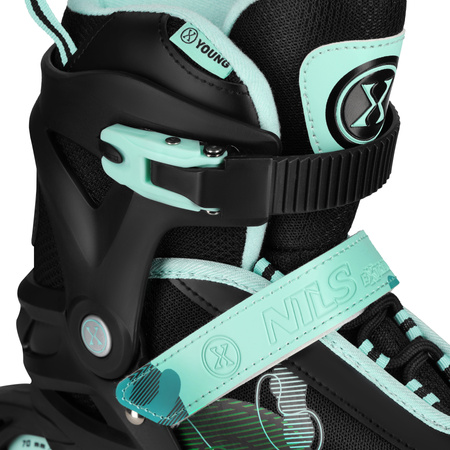 Rolki Regulowane Dziecięce Rekreacyjne Kauczukowe Kółka ABEC-7 Nils Extreme