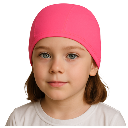 Czepek Pływacki Na Basen Kąpielowy Materiałowy Dziecięcy Różowy SPOKEY
