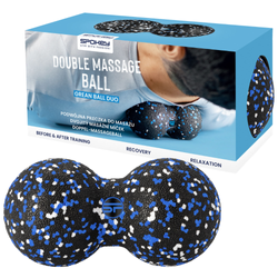Piłka Podwójna Piłeczka Do Masażu Roller Do Mięśni Duoball 8 x 16 cm