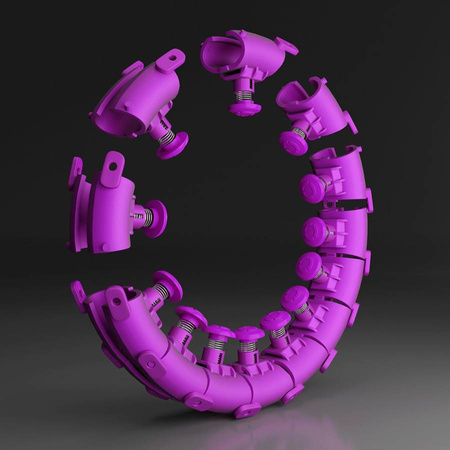 HMS Hula Hop Odchudzające Z Wypustkami i Obciążnikiem Plus Size