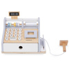 Kasa Fiskalna Drewniana  Sklepowa + Akcesoria Zabawka Edukacyjna Dla Dzieci