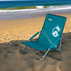 NILS Leżak Plażowy Ogrodowy Składany Fotel Turystyczny + Pokrowiec